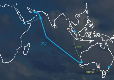 New route ,Oman Australia Cable (OAC)